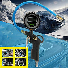 Carica l'immagine nel visualizzatore di Gallery, Manometro Pressione Pneumatici Digitale, 220PSI Gonfiatore LCD Pistola... - Ilgrandebazar