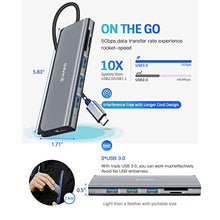 Carica l'immagine nel visualizzatore di Gallery, VaKo Hub USB C 4K Adattatore HDMI 7 Porte con 3 3.0, Lettore di...