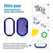 Carica l'immagine nel visualizzatore di Gallery, Yaber 3000mAh Tipo B Batteria per Dyson DC34 DC45 DC35 DC31 DC44...
