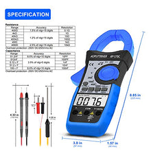 Carica l'immagine nel visualizzatore di Gallery, Pinza Amperometrica Professionale AP-570C True RMS &amp; 4000 Conteggio Senza...