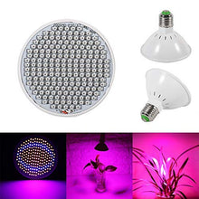 Carica l'immagine nel visualizzatore di Gallery, LED Coltiva la Lampadina, 85~265V 24W E27 200 Pannello Spettro 24w 200led - Ilgrandebazar