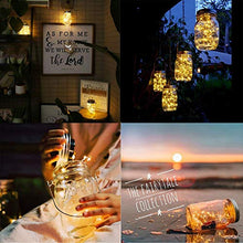 Carica l'immagine nel visualizzatore di Gallery, Lampada Solare, 4 Pezzi Lampade Solari Barattolo di Vetro Illuminante 4