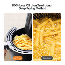 Carica l'immagine nel visualizzatore di Gallery, Innsky 5.5L Friggitrice ad aria calda 8 Funzioni Preimpostate + Funzione di... - Ilgrandebazar