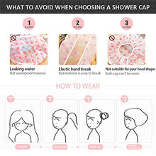 Carica l'immagine nel visualizzatore di Gallery, YOFASEN 2 Pezzi Cuffia Doccia - Riutilizzabile Cappello da Bagno Doccia... - Ilgrandebazar