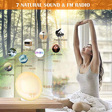 Carica l'immagine nel visualizzatore di Gallery, Wake up Light, Luce Sveglia da Comodino con Simulazione dell'Alba e Tramonto... - Ilgrandebazar