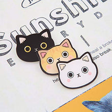 Carica l'immagine nel visualizzatore di Gallery, Unigift, spille in acrilico a forma di gatto con diverse espressioni, per... - Ilgrandebazar