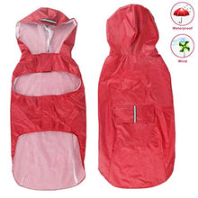Carica l'immagine nel visualizzatore di Gallery, Idepet - Mantella per cani con cappuccio e foro il XXXXXXL, Rosso