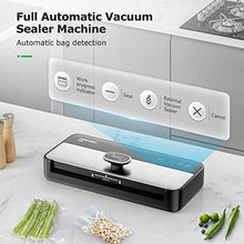 Carica l'immagine nel visualizzatore di Gallery, FRESKO Macchina Sottovuoto professionale Alimenti completamente automatica, con indicatore LED e 10 pezzi di sacchetti sigillanti