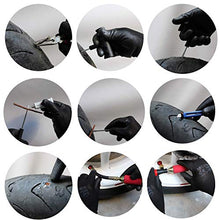 Carica l'immagine nel visualizzatore di Gallery, Kit Riparazione Pneumatici Moto Set Portatile Ripara Gomme Tubeless...