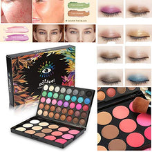 Carica l'immagine nel visualizzatore di Gallery, Eyeshadow Palette Makeup, 40Colors + 15Colors Blusher &amp; Concealer... - Ilgrandebazar