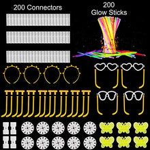 Carica l'immagine nel visualizzatore di Gallery, Mitening Braccialetti Luminosi , 200 Pezzi Barre Luminose con connettori... - Ilgrandebazar