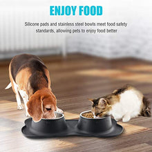 Carica l'immagine nel visualizzatore di Gallery, Bonve Pet Ciotole per Cani Gatti, 2 Pack 400ml Ciotola Cane in Acciaio...
