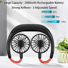 Carica l'immagine nel visualizzatore di Gallery, Bonbell Ventilatore da Collo, Portatile, Mini Ventilatore...