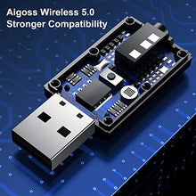 Carica l'immagine nel visualizzatore di Gallery, Aigoss Adattatore Bluetooth USB 2 in 1 Trasmettitore e Ricevitore, Bluetooth...