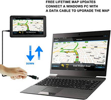 Carica l'immagine nel visualizzatore di Gallery, GPS Navigatore Satellitare Auto 7 Pollici Touch Screen, Avviso Traffico...