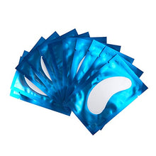 Carica l'immagine nel visualizzatore di Gallery, 50 Paio Cerotti Gel per Estensioni Ciglia Eye Pads Occhio Patch Blu