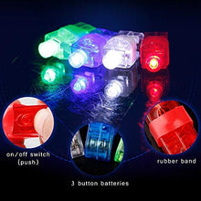 Carica l'immagine nel visualizzatore di Gallery, Kohree 100 pezzi Dita Luci LED Finger Lights Giocattolo di Festa Anelli IT - Ilgrandebazar