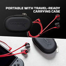 Carica l'immagine nel visualizzatore di Gallery, HyperX HX-HSCEB-RD Earbuds, Cuffiette in Ear per Nintendo Switch, PC e...