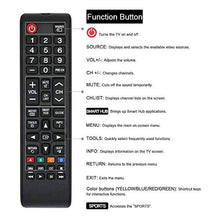 Carica l'immagine nel visualizzatore di Gallery, universale Telecomando per Samsung 4K HD TV LED LCD Smart Black - Ilgrandebazar