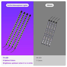 Carica l'immagine nel visualizzatore di Gallery, bedee Led Auto Interni Kit,Striscia Neon Interni,RGB SMD 72 LED...
