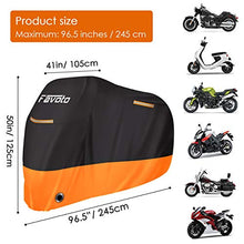 Carica l'immagine nel visualizzatore di Gallery, Favoto Telo Coprimoto 210D Teli per Moto Scooter Impermeabile Resistente XXL - Ilgrandebazar