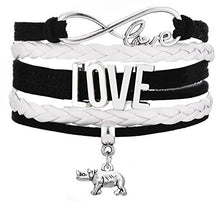 Carica l'immagine nel visualizzatore di Gallery, Legemeton Intrecciato Infinity Amore bracciali Multistrato con Black - Ilgrandebazar