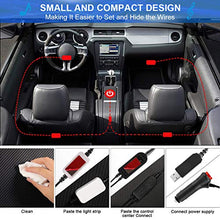 Carica l'immagine nel visualizzatore di Gallery, Striscia LED Auto, Aimocar RGB Impermeabile Kit di Illuminazione Auto Luci...