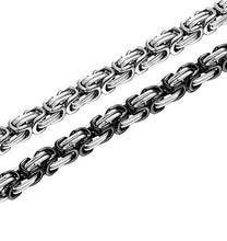 Carica l'immagine nel visualizzatore di Gallery, sailimue 2 Pezzi Gioielli in Acciaio Inossidabile e Bracciale Uomo Donna...