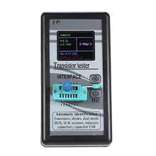 Carica l'immagine nel visualizzatore di Gallery, KKmoon Multi-funzionale Tester Transistor 128 * 160 TFT Display a grigio - Ilgrandebazar