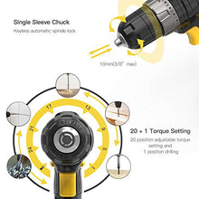 Carica l'immagine nel visualizzatore di Gallery, Trapano Avvitatore Batteria12V, TECCPO Professional a Batteria 27Nm,... - Ilgrandebazar