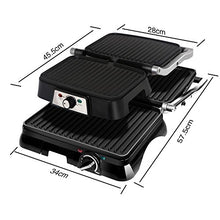 Carica l'immagine nel visualizzatore di Gallery, Aigostar Samson 30KLU- Griglia multifunzione per panini maker da 2000W con 2... - Ilgrandebazar