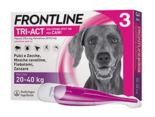 Carica l'immagine nel visualizzatore di Gallery, Frontline | TriAct Spot On Cani | Protezione da pulci, zecche, L (20 - 40 Kg) - Ilgrandebazar