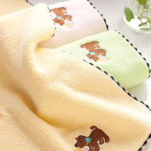 Carica l'immagine nel visualizzatore di Gallery, Qrity 100% Cotone Set di 25X50CM, Asciugamano Per Bambini A 3 Colori
