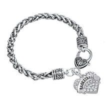 Carica l'immagine nel visualizzatore di Gallery, Lemegeton Argento Antico a Forma di Cuore Pendente Basket Grano Catena White - Ilgrandebazar