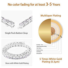 Carica l'immagine nel visualizzatore di Gallery, KRKC&amp;CO Tennis Bracciale Donna Uomo 3mm 4mm 5mm Braccialetto in 14K... - Ilgrandebazar