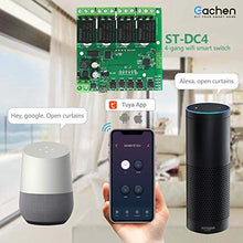 Carica l'immagine nel visualizzatore di Gallery, Newgoal Modulo relè Smart Switch WiFi a 4 canali, TUYA/App Life Dc4-ty
