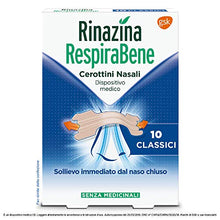 Carica l'immagine nel visualizzatore di Gallery, Rinazina Respirabene Cerottini Nasali 10 Classici - 25 g - Ilgrandebazar
