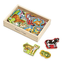 Carica l'immagine nel visualizzatore di Gallery, Melissa &amp; Doug- 20 Animali di Legno Magnetizzati Giocattolo, Multicolore - Ilgrandebazar