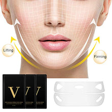 Carica l'immagine nel visualizzatore di Gallery, V Line Mask, Doppio Mento Riduttore, HailiCare 8 Pcs 4D Viso V Appeso... - Ilgrandebazar
