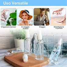 Carica l'immagine nel visualizzatore di Gallery, 8 * 100ML Fenvella Flaconi Vuoti 100ml Trasparente Plastic Bottiglia a...