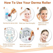 Carica l'immagine nel visualizzatore di Gallery, Classic 3 in 1 Titanium Derma roller, 3 separata teste a rulli 3 1 white - Ilgrandebazar