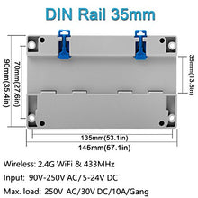 Carica l'immagine nel visualizzatore di Gallery, 4CH Pro R2 WiFi Interruttore Intelligente Wireless 4 Gang PRO
