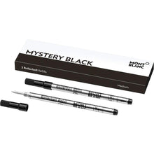 Carica l'immagine nel visualizzatore di Gallery, Montblanc 105158 - Refill (M) per penne roller e fineliner, M, Mystery Black
