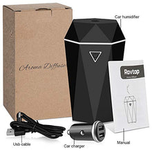 Carica l'immagine nel visualizzatore di Gallery, Rovtop Mini USB Diffusore Auto Umidificatore ultrasonico di Nero - Ilgrandebazar