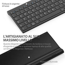 Carica l'immagine nel visualizzatore di Gallery, iClever Tastiera e Mouse Wireless - e Portatili Nero