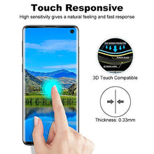 Carica l'immagine nel visualizzatore di Gallery, NASFUEY Vetro Temperato per Samsung Galaxy S10(2 Pezzi), 3D S10