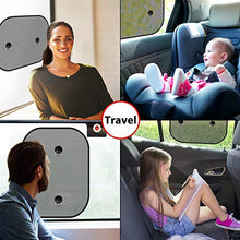 Carica l'immagine nel visualizzatore di Gallery, AODOOR Parasole Auto Bambini, Universali Tendine Nero