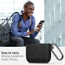 Carica l'immagine nel visualizzatore di Gallery, Spigen Silicone Fit Custodia Compatiblile con Sony WF-1000XM3 - Nero
