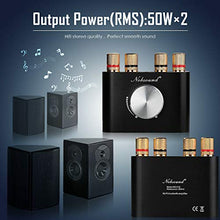 Carica l'immagine nel visualizzatore di Gallery, nobsound mini Bluetooth endstufe; Stereo Hi-Fi Digital Amp 2.0 canali 50 W ×...