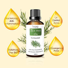 Carica l'immagine nel visualizzatore di Gallery, Tea Tree Olio Essenziale 50ml 100% Naturale di Albero del Tè...